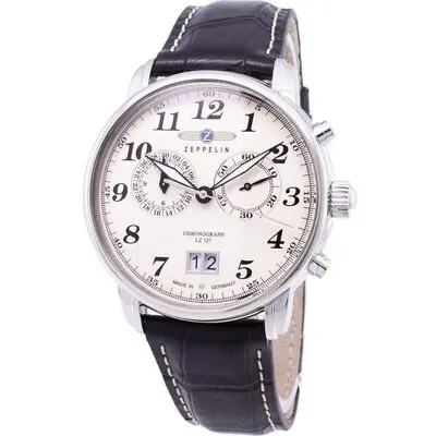 Zeppelin Series LZ127 Graf Germany Made 7684-5 76845 Men's Watch