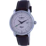 Zeppelin Atlantic Beige Dial Leather Strap Quartz 8442-5 84425 Men's Watch