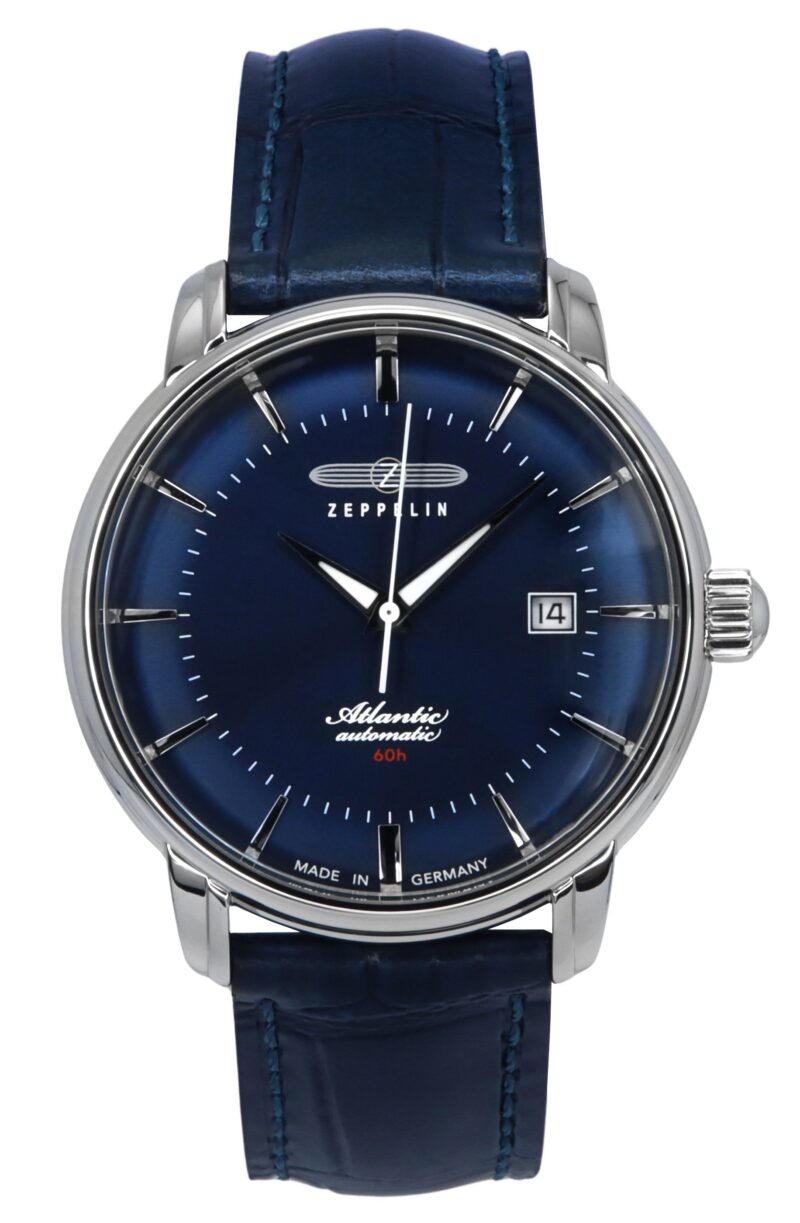 Zeppelin Atlantic Leather Strap Blue Dial Automatic 84603 Men's Watch Zeppelin Atlantic Leather Strap Blue Dial Automatic 84603 Men's Watch