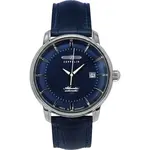Zeppelin Atlantic Leather Strap Blue Dial Automatic 84603 Men's Watch