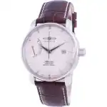 Zeppelin Atlantic White Dial Leather Strap Automatic 8462-5 84625 Men's Watch