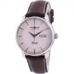 Zeppelin Atlantic Beige Dial Leather Strap Automatic 8466-5 84665 Men's Watch