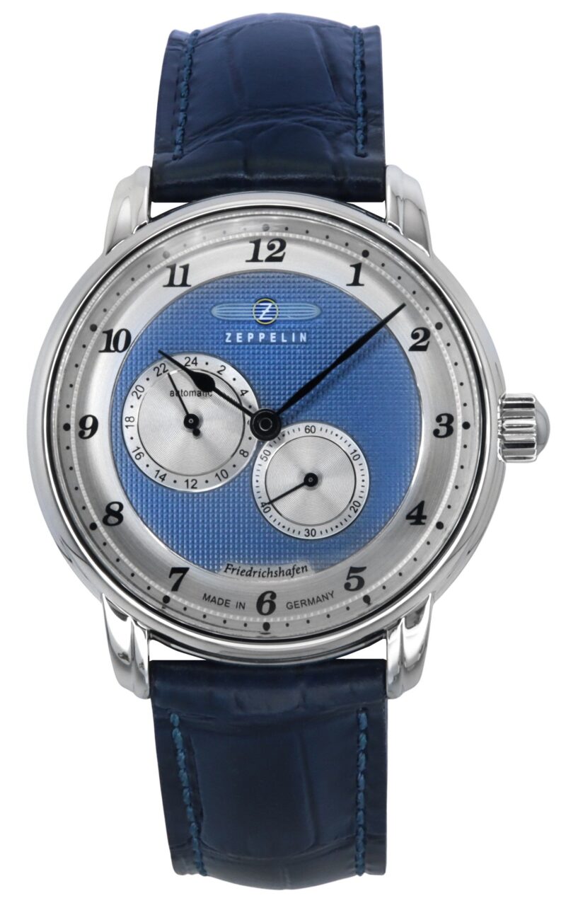 Zeppelin Friedrichshafen Leather Strap Blue Dial Automatic 85683 Men's Watch Zeppelin Friedrichshafen Leather Strap Blue Dial Automatic 85683 Men's Watch