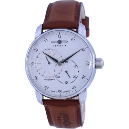 Zeppelin New Captain's Line Leather Strap Automatic 8662-1 86621 Men's Watch