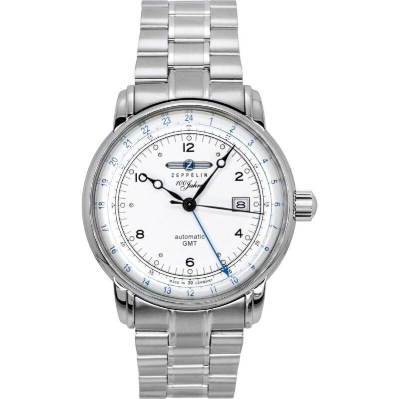 Zeppelin 100 Jahre GMT Stainless Steel Silver Dial Automatic 8666MB1 Men's Watch Zeppelin 100 Jahre GMT Stainless Steel Silver Dial Automatic 8666MB1 Men's Watch