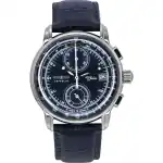 Zeppelin 100 Jahre Chronograph Leather Strap Blue Dial Quartz 86703 Men's Watch
