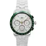 Zeppelin New York Chronograph Stainless Steel White Dial Quartz 8878MB4 Men's Watch