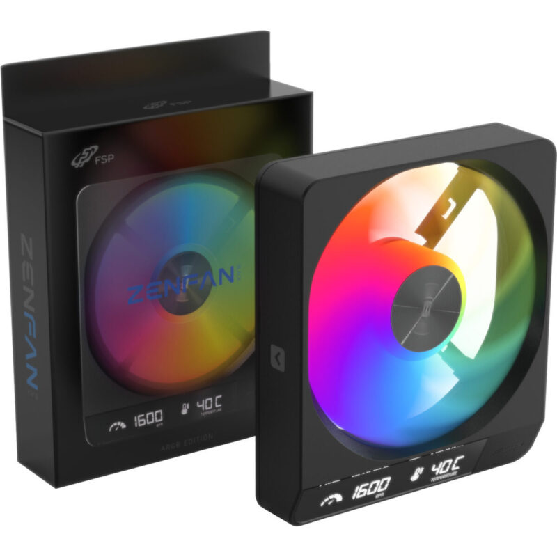 FSP ZENFAN 120mm ARGB PWM Smart Fan - Black