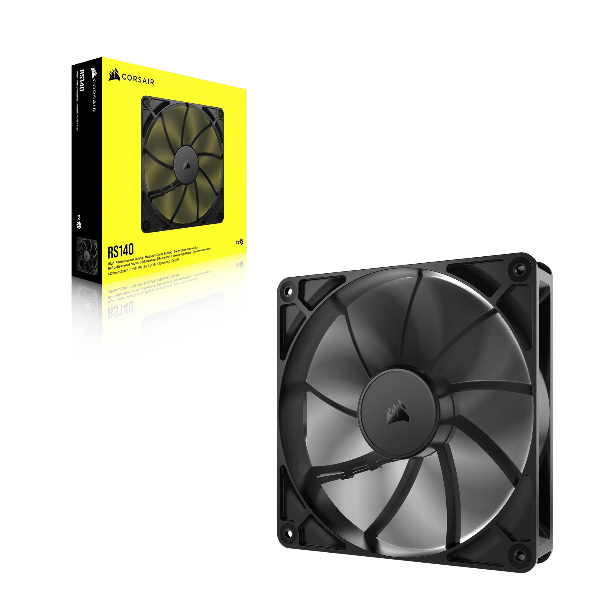 Corsair RS140 140mm PWM Fan 6 Corsair RS140 140mm PWM Fan - Image 6