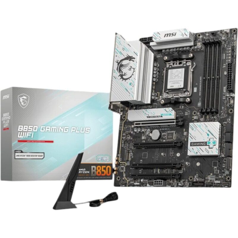 MSI B850 GAMING PLUS WIFI AM5 ATX Gaming Motherboard