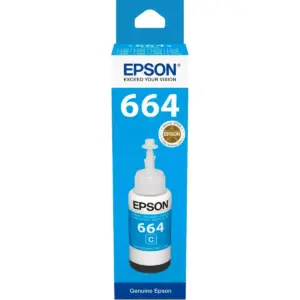 Epson T6642 Ecotank Cyan ink bottle (70ml). 7500 pages @ 5% coverage