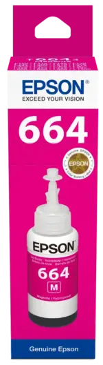 Epson T6643 Ecotank Magenta ink bottle (70ml). 7500 pages @ 5% coverage