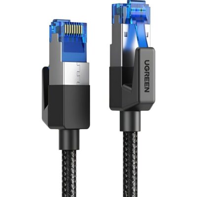 UGREEN Cat8 Nylon Braided Ethernet Cable - 40Gbps with Modular Plugs - 5m