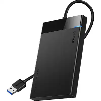 UGREEN USB 3.0 to 2.5” SATA Hard Drive Enclosure (Non-Detachable Cable)