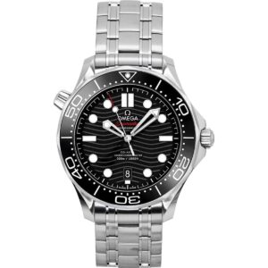 Omega Seamaster Stainless Steel Black Dial Automatic Diver's 210.30.42.20.01.001 300M Men's Watch