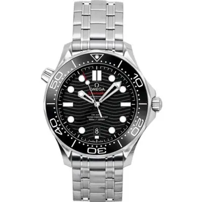 Omega Seamaster Stainless Steel Black Dial Automatic Diver's 210.30.42.20.01.001 300M Men's Watch