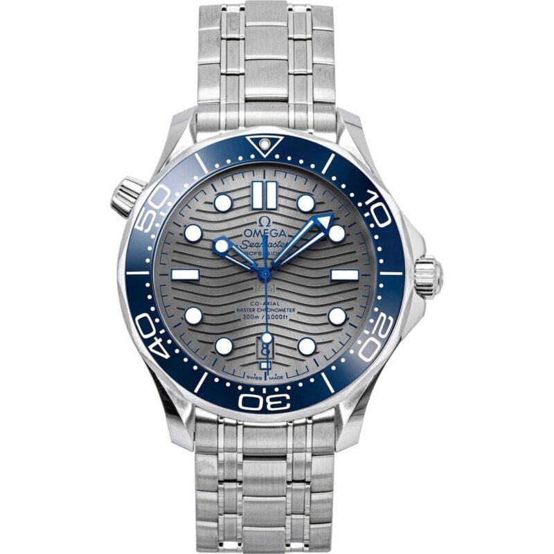 Omega Seamaster Stainless Steel Grey Dial Automatic Diver's 210.30.42.20.06.001 300M Men's Watch