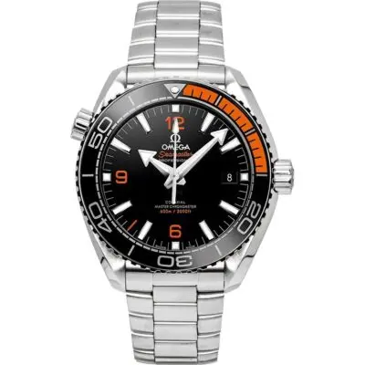 Omega Seamaster Planet Ocean Stainless Steel Black Dial Automatic Diver's 215.30.44.21.01.002 600M Men's Watch