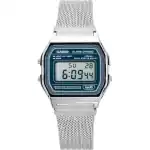 Casio Vintage Digital Stainless Steel Mesh Bracelet Quartz A158WEM-3 Unisex Watch