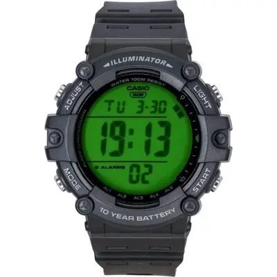 Casio Multifunctional Digital Resin Strap Quartz AE-1500WHC-1AV 100M Men's Watch