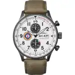 AVI-8 Hawker Hurricane Classic Chronograph Ivory Grayscale White Dial Quartz AV-4011-0B Men's Watch