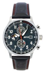 AVI-8 Hawker Hurricane Classic Chronograph Limited Edition Ace Black Dial Quartz AV-4132-01 Men's Watch