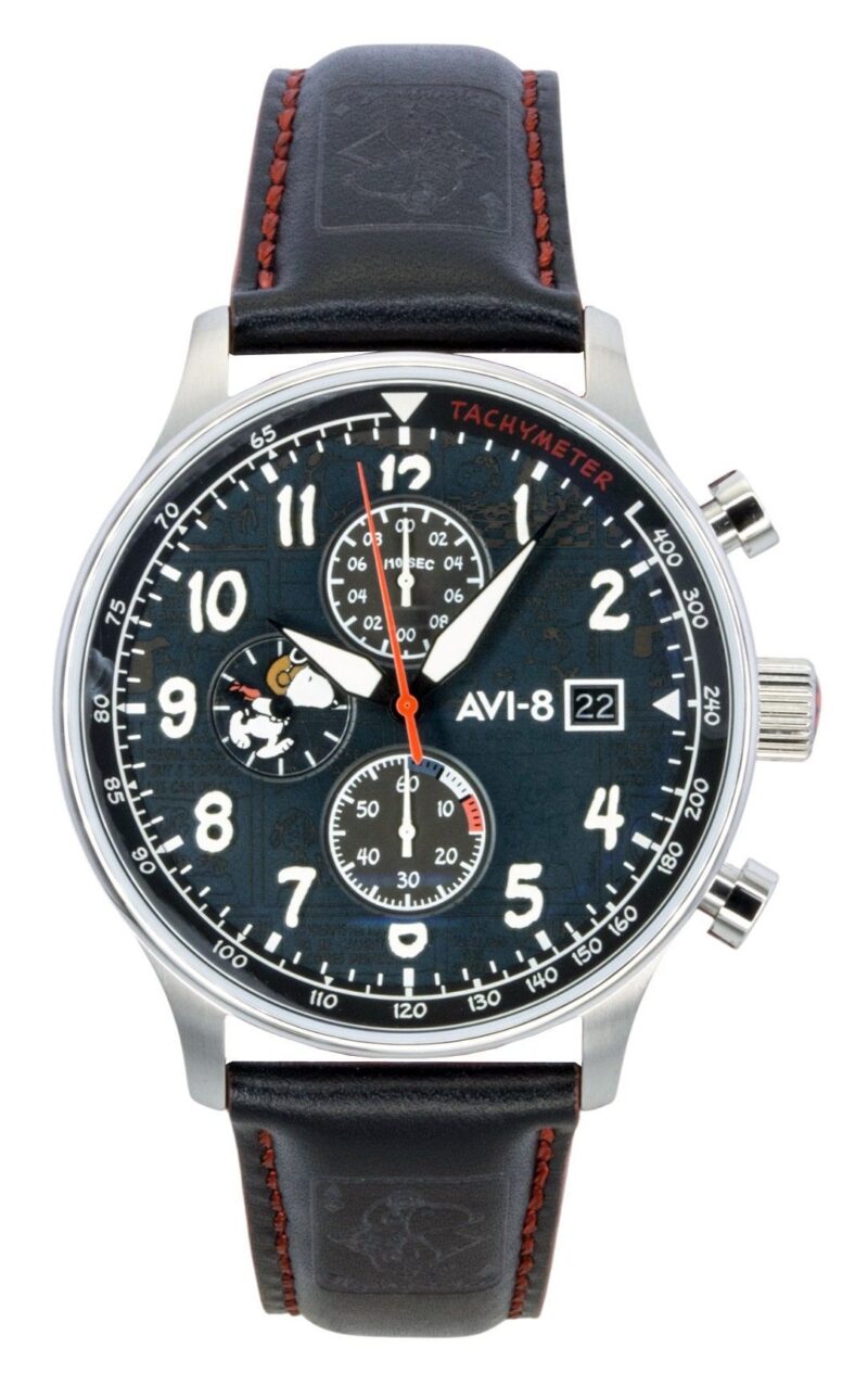 AVI-8 Hawker Hurricane Classic Chronograph Limited Edition Ace Black Dial Quartz AV-4132-01 Men's Watch
