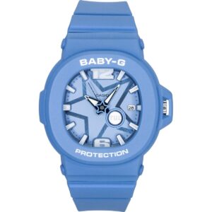 Casio Baby-G Analog Resin Blue Dial Quartz BGA-10D-2A2 100M Women's Watch