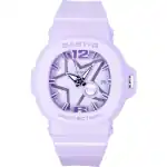 Casio Baby-G Analog Resin Strap Purple Dial Quartz BGA-10D-6A 100M Women's Watch