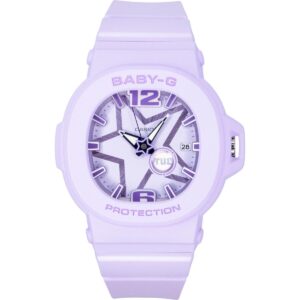 Casio Baby-G Analog Resin Strap Purple Dial Quartz BGA-10D-6A 100M Women's Watch