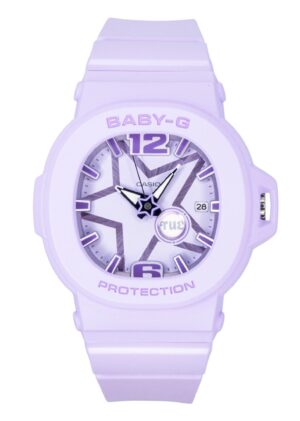 Casio Baby-G Analog Resin Strap Purple Dial Quartz BGA-10D-6A 100M Women's Watch