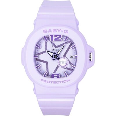 Casio Baby-G Analog Resin Strap Purple Dial Quartz BGA-10D-6A 100M Women's Watch