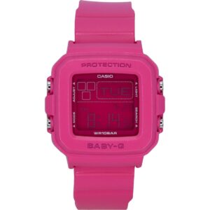 Casio Baby-G Plus Digital 30th Anniversary Pink Resin Strap Quartz BGD-10K-4 100M Women's Watch With Special Holder