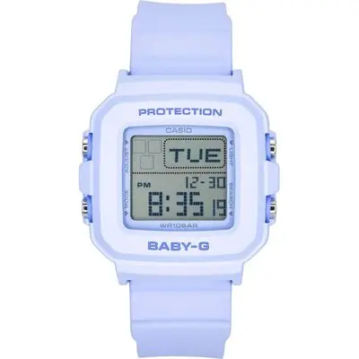 Casio Baby-G Plus Digital Resin Strap Quartz BGD-10KH-2B 100M Women's Watch With Special Holder