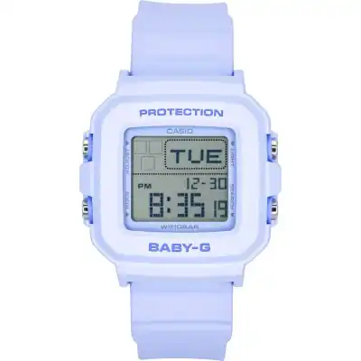 Casio Baby-G Plus Digital Resin Strap Quartz BGD-10KH-2B 100M Women's Watch With Special Holder