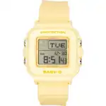 Casio Baby-G Digital Yellow Resin Strap Quartz BGD-10KH-9 100M Women's Watch