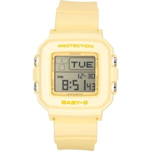 Casio Baby-G Digital Yellow Resin Strap Quartz BGD-10KH-9 100M Women's Watch