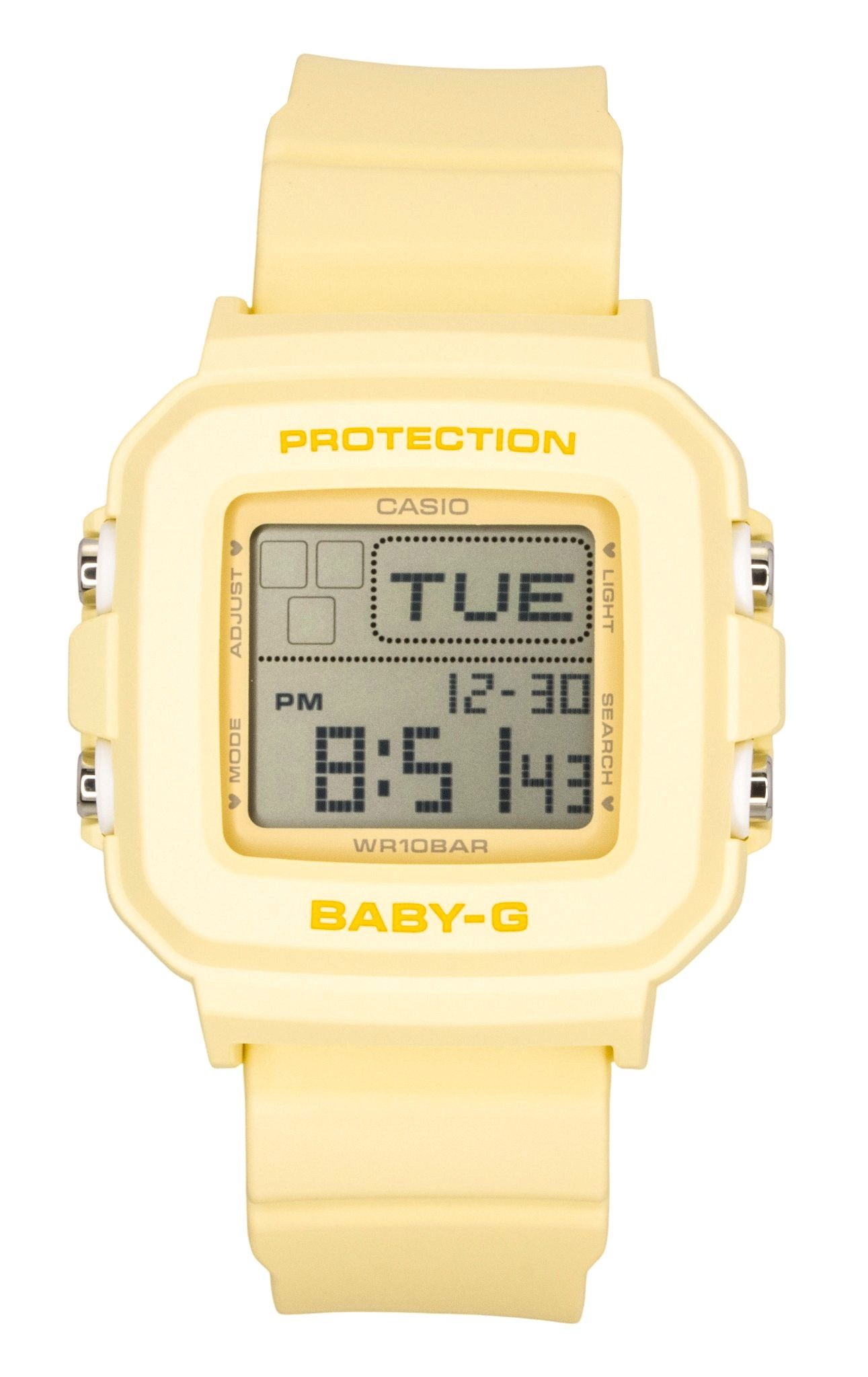 Casio Baby-G Digital Yellow Resin Strap Quartz BGD-10KH-9 100M Women's Watch 1 Casio Baby-G Digital Yellow Resin Strap Quartz BGD-10KH-9 100M Women's Watch