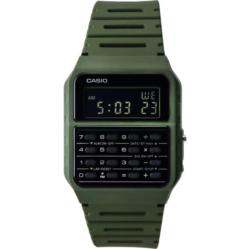 Casio Youth Data Bank Ca-53wf-3b Ca53wf-3b Quartz Unisex Watch