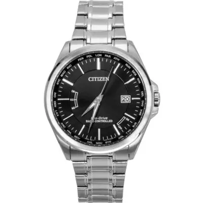 Citizen Eco-Drive Radio Controlled Stainless Steel Black Dial CB0250-84E 100M Men's Watch