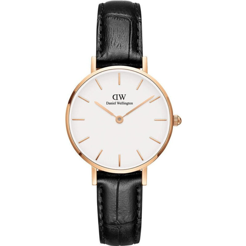 DW00100229 Daniel Wellington Women Stainless steel Petite Reading 28mm Formal Watch - Rose Gold and White (DW00100229)
