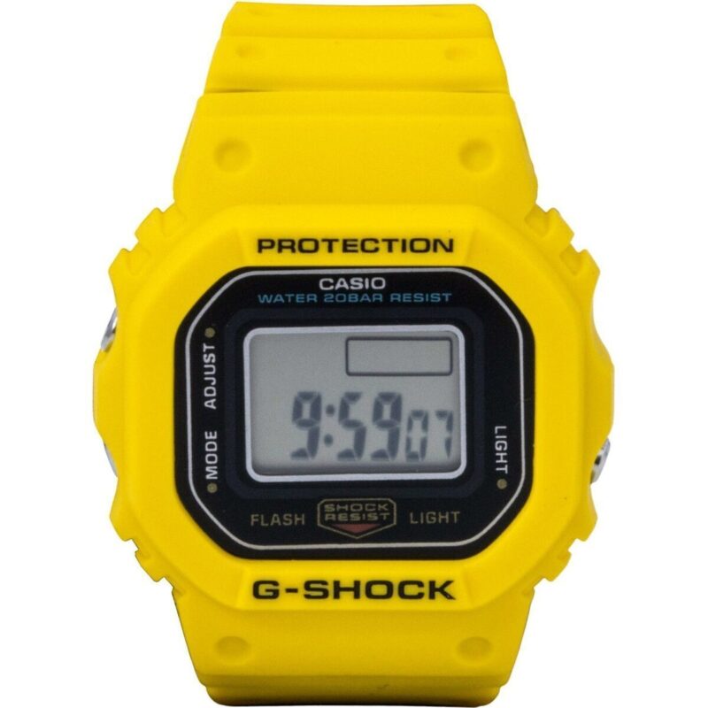 Casio G-Shock Nano Digital Yellow Bio-Based Resin Strap Quartz DWN-5600-9 200M Unisex Watch