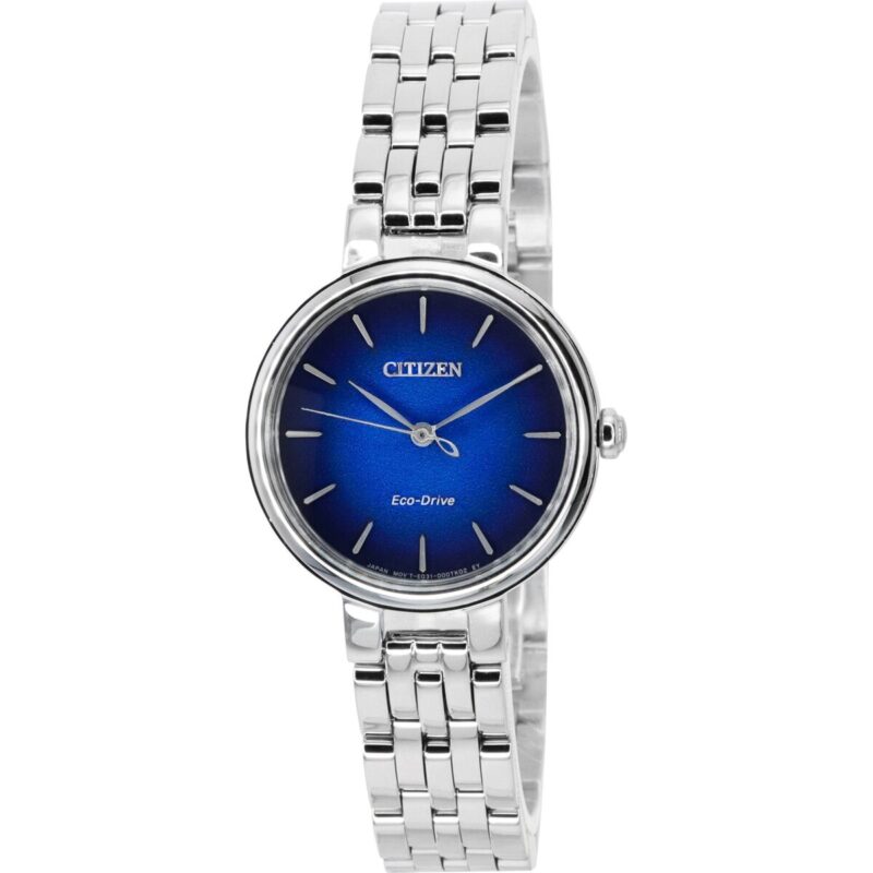 Citizen L Eco-Drive Stainless Steel Blue Dial EM0990-81L Women's Watch