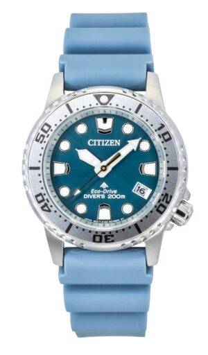 Citizen Promaster Polyurethane Strap Blue Dial Eco-Drive  Diver's EO2027-09L 200M Women's Watch