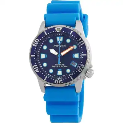 Citizen Promaster Dive Polyurethane Strap Blue Dial Eco-Drive EO2028-06L 200M Men's Watch Citizen Promaster Dive Polyurethane Strap Blue Dial Eco-Drive EO2028-06L 200M Men's Watch
