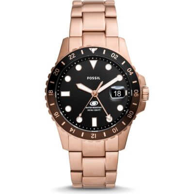 Fossil Blue Men's 42mm Watch (fs6027) - Blue GMT collection