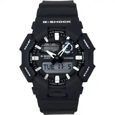 Casio G-shock Analog Digital Bio-based Resin Strap Black Dial Quartz Ga-010-1a 200m Men's Watch