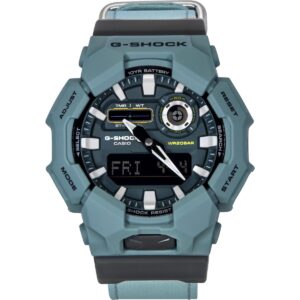 Casio G-Shock Analog Digital Cloth Strap Blue Dial Quartz GA-010CE-2A 200M Men's Watch