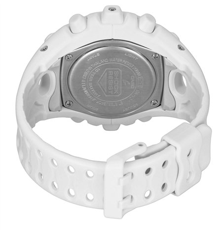 Casio G-Shock Analog Digital White Resin Strap White Dial Quartz GA-V01-7A 200M Men's Watch