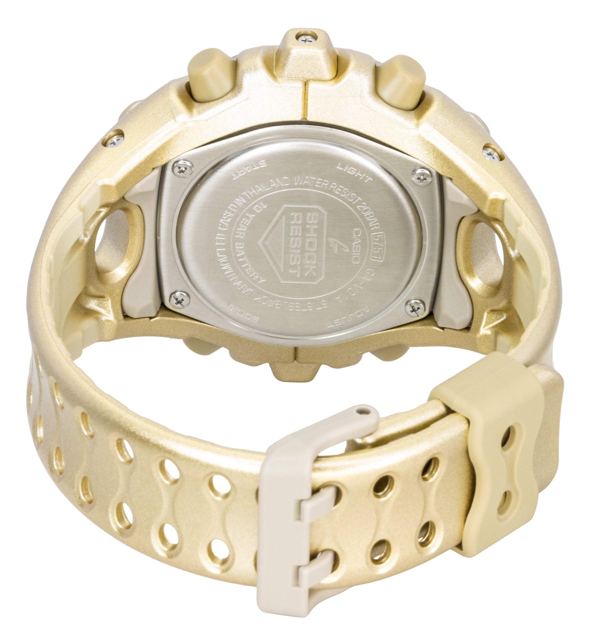 Casio G-Shock Analog Digital Resin Strap Gold Dial Quartz GA-V01A-9A 200M Unisex Watch